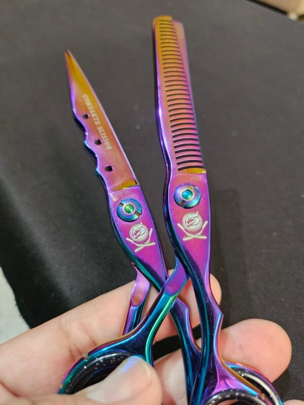 Set Tijeras Profesionales 6.5" Ergonomicas Mod S440A6.5" CortArte Scissor - Image 5