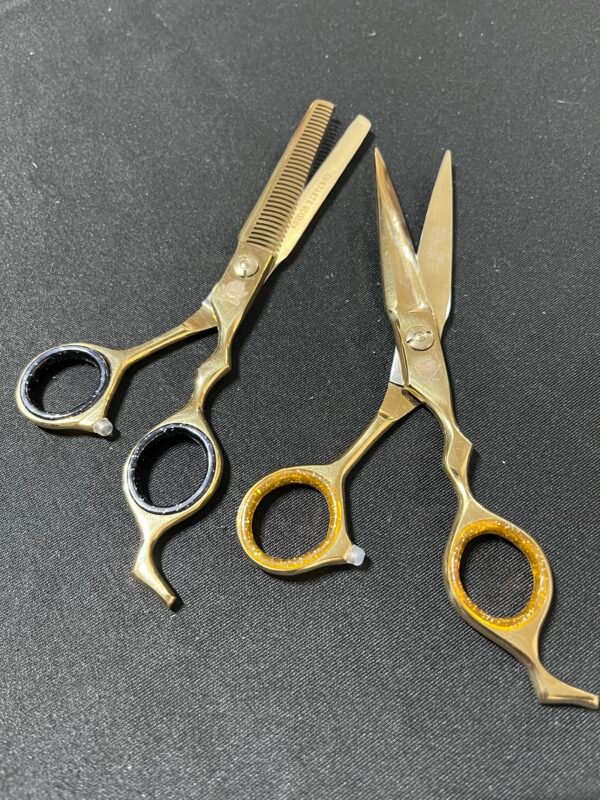 Set de Tijeras Profesionales 6.5" para Peluquería y Barberia Mod S440c6.5" - Image 2