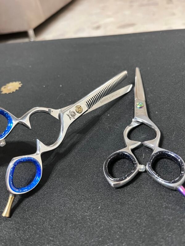 Set de Tijeras Profesionales para Pelqueria o Barberia Mod SJ2L6" - Image 3