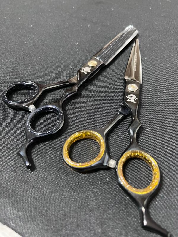 Set de Tijeras Profesionales 6.5" para Peluquería y Barberia Mod S440c6.5" - Image 8