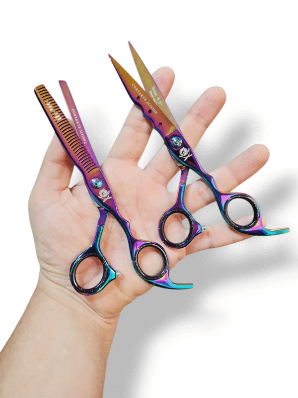 Set Tijeras Profesionales 6.5" Ergonomicas Mod S440A6.5" CortArte Scissor