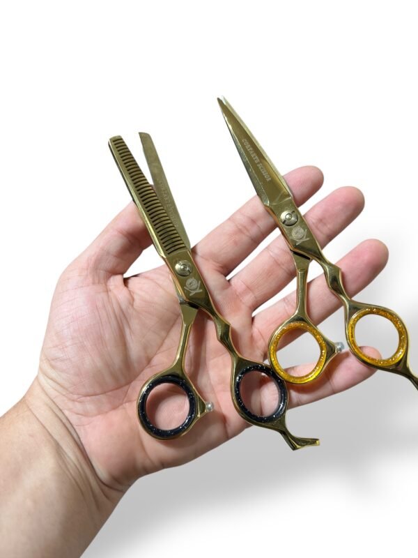 Set de Tijeras Profesionales 6.5" para Peluquería y Barberia Mod S440c6.5"