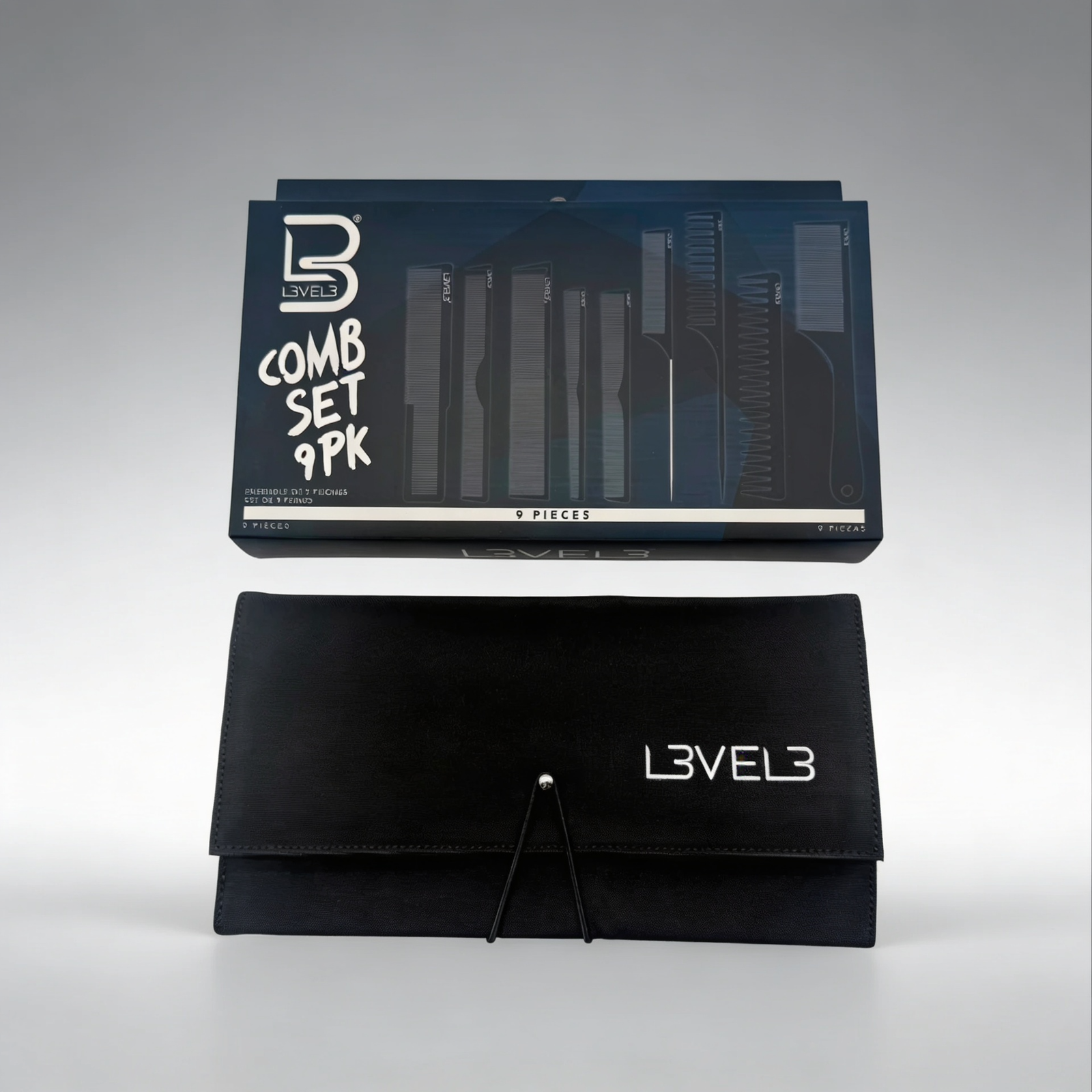 L3VEL3 9PC COMB SET Peines 9 Piezas - Image 3