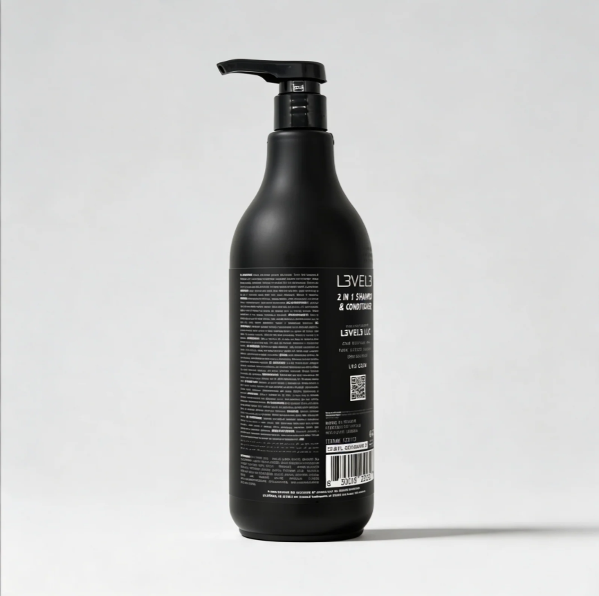 L3VEL3 2 IN 1 SHAMPOO & CONDITIONER 1000ML - Imagen 5
