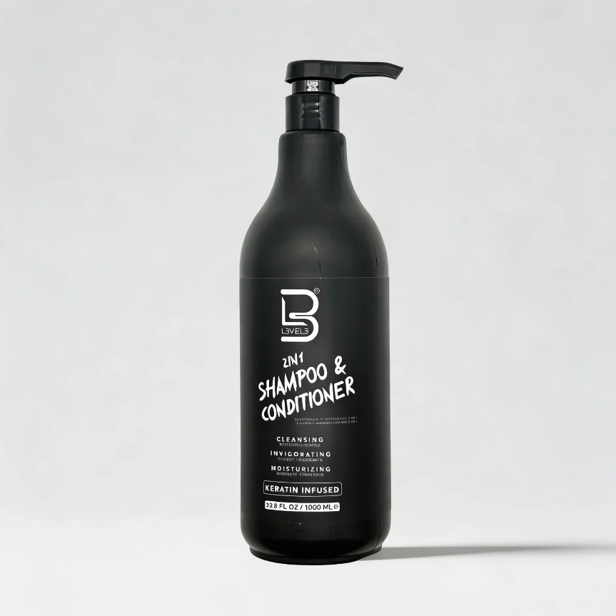 L3VEL3 2 IN 1 SHAMPOO & CONDITIONER 1000ML
