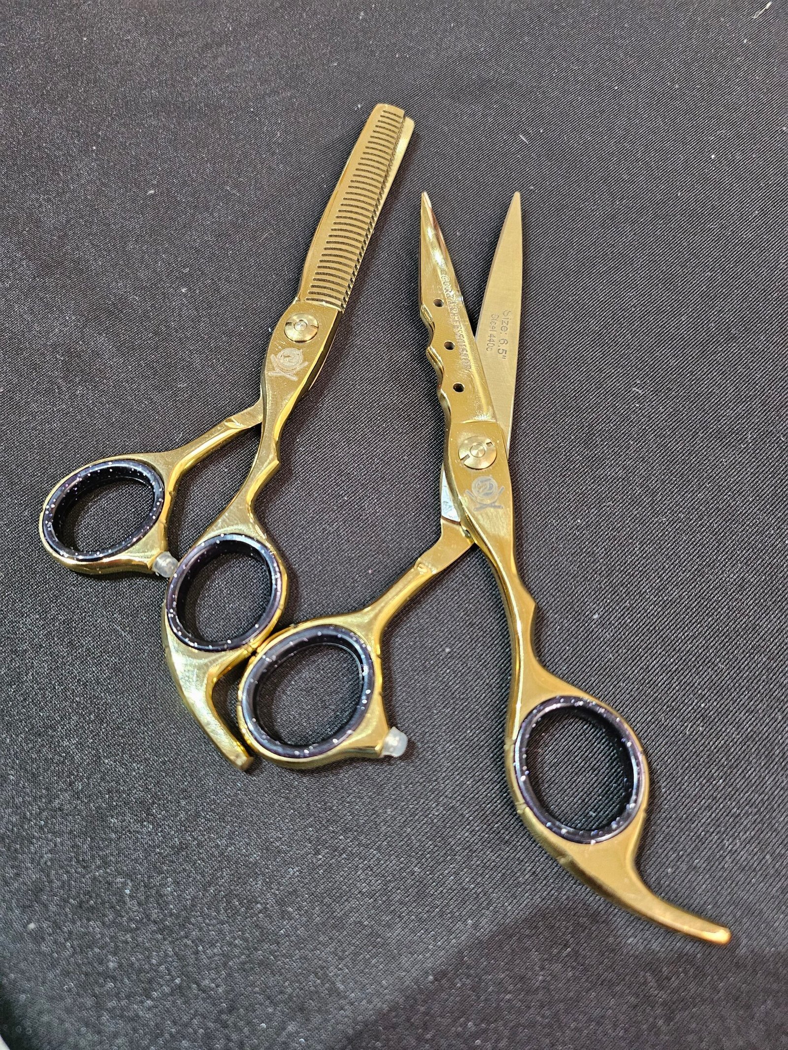 Set Tijeras Profesionales 6.5" Ergonomicas Mod S440A6.5" CortArte Scissor - Imagen 6