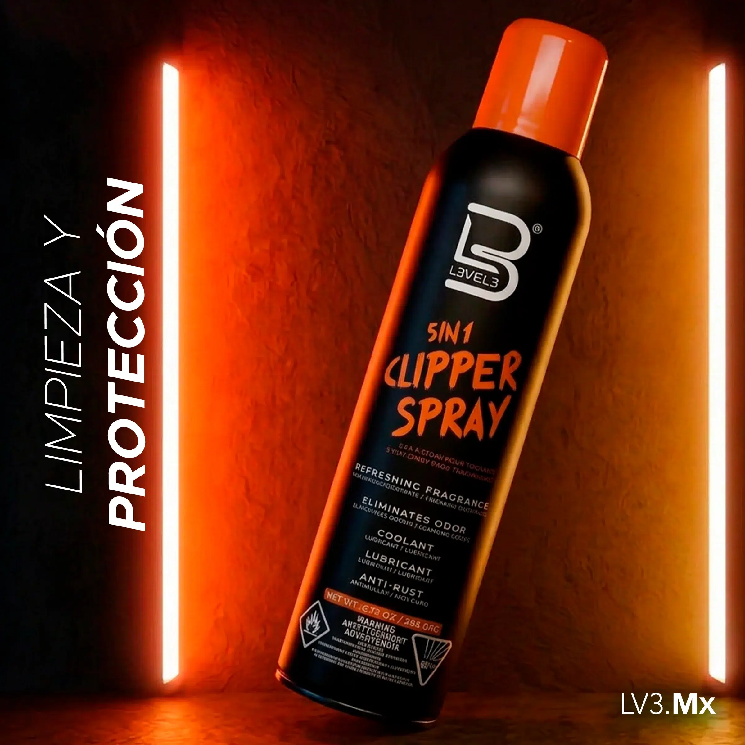 L3VEL3 5 IN 1 CLIPPER SPRAY 288GR - Imagen 3