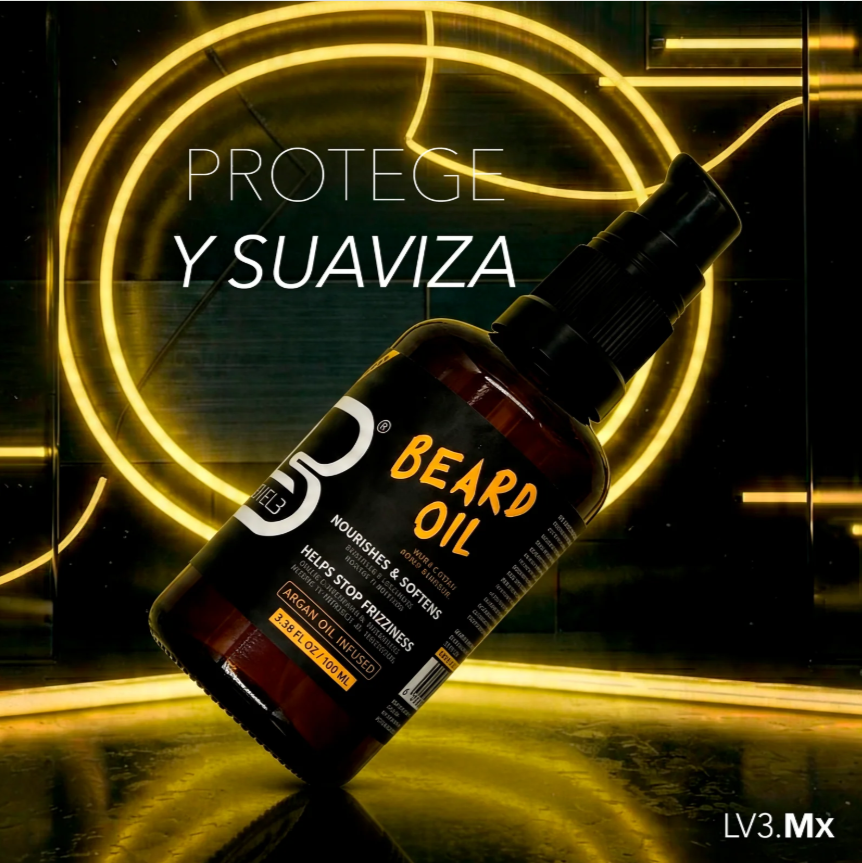 L3VEL3 BEARD OIL 100ML - Imagen 3