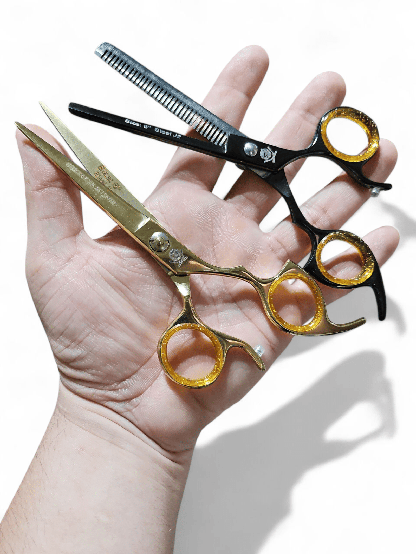 Set de Tijeras Profesionales Bicolor Mod SJ2C6"