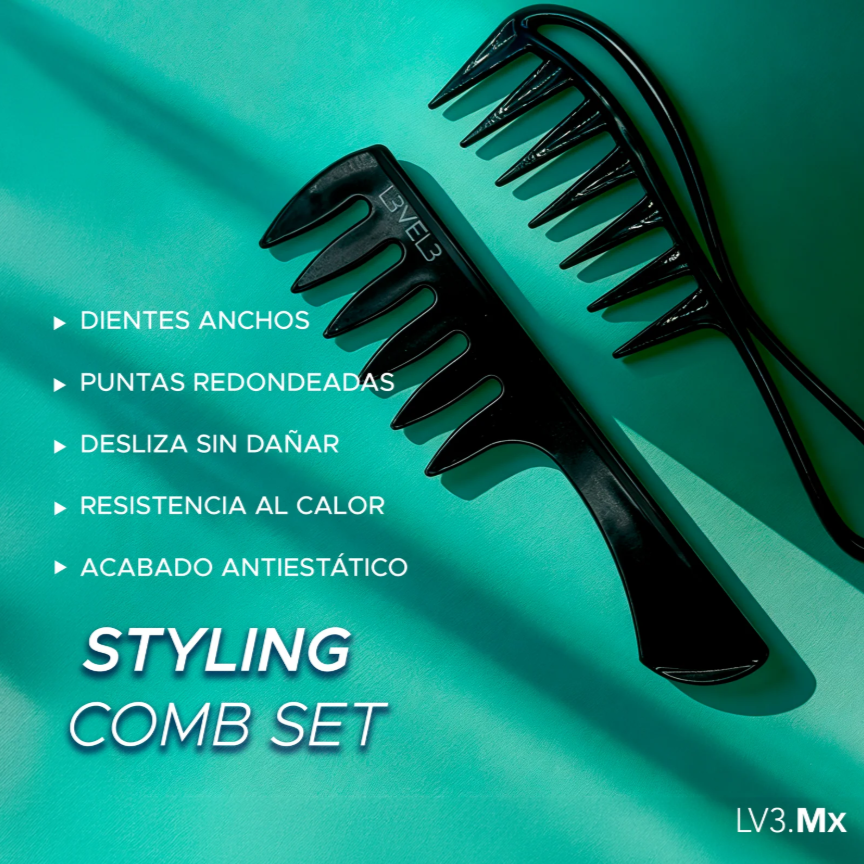 L3VEL3 2PC STYLING COMB SET - Imagen 4