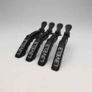 L3VEL3 4PC HAIR CROC CLIPS