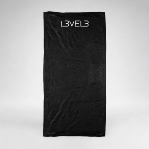 L3VEL3 BLACK TOWEL