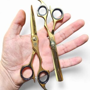 Set de Tijeras Profesionales de Peluqueria y Barberia Mod S440CND6.5"