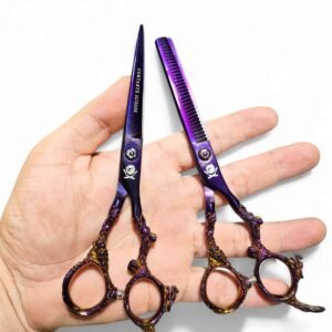 Set Tijeras para Peluqueria 6.5" (Corte y Entresacar) Mod SDGN6.5"